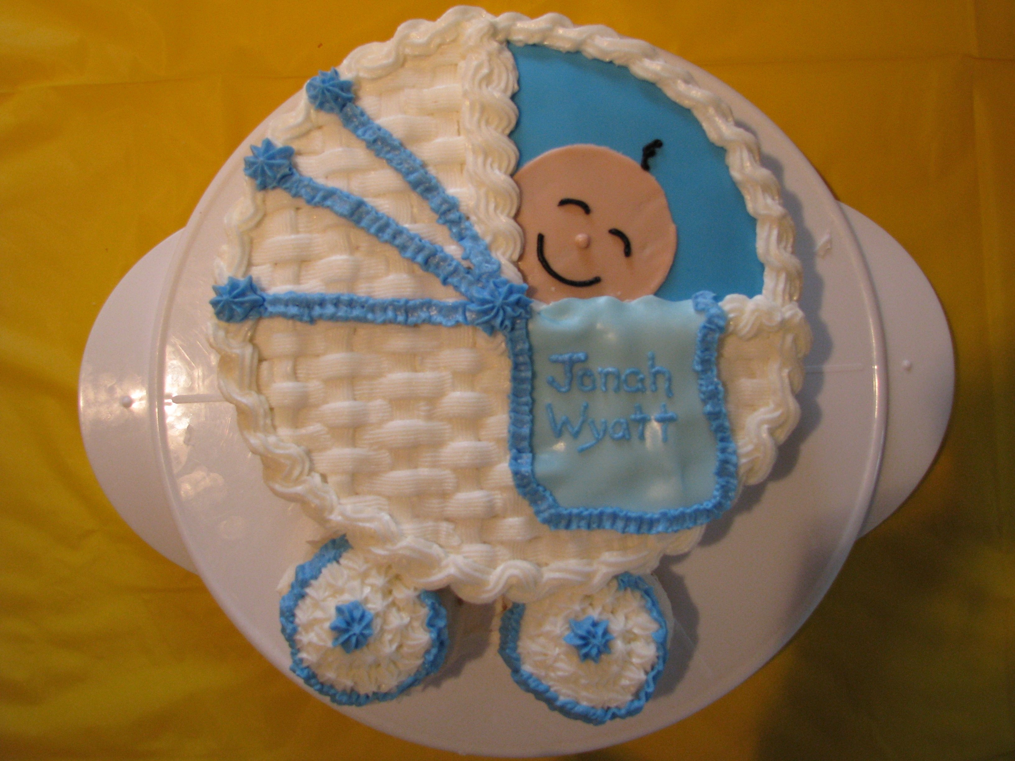 Baby Carriage Cake