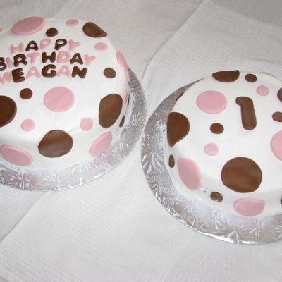 Pink & Brown Polka Dots