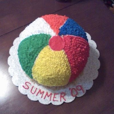 Beach Ball Cake