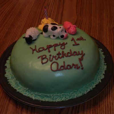 Farm Animal Cake