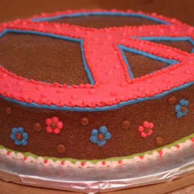 Groovy Peace Cake