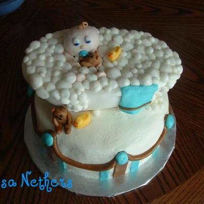 Blue And Brown Themed Baby Shower