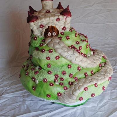 Fairy Tale Themed Wedding Cake