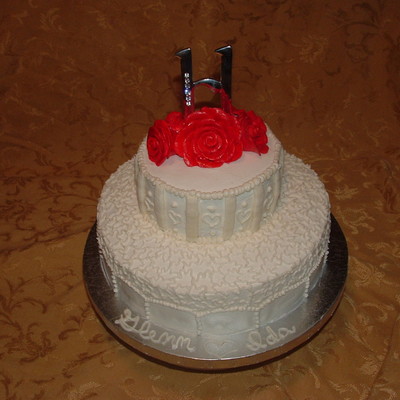 Glenn And Ida's Wedding Cake