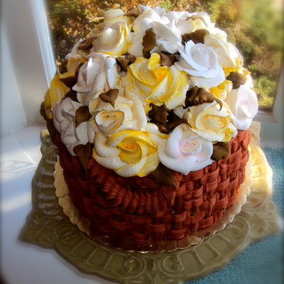 Flower Cake Basket
