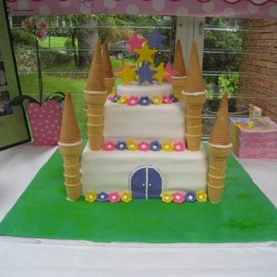 Princess Castle Cake -- 1St Birthday