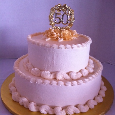 50Th Wedding Anniversary Cake