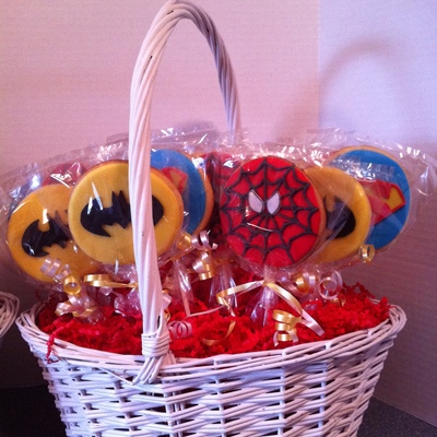 Super Heroes Cookies