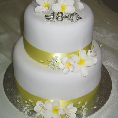 Frangipani 18Th Birthday Cake