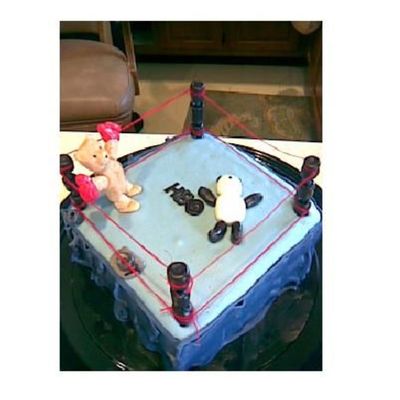 Boxing Bears Cake