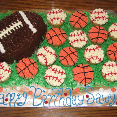 "ball" Cake & Cupcakes