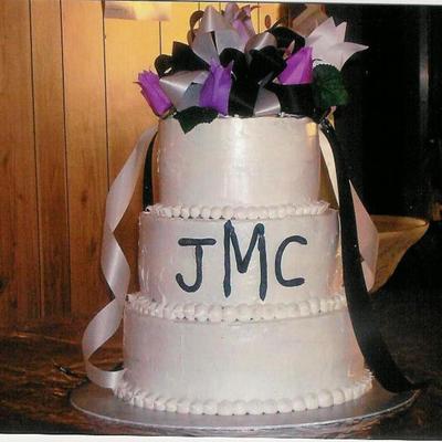 Sisters Wedding Cake