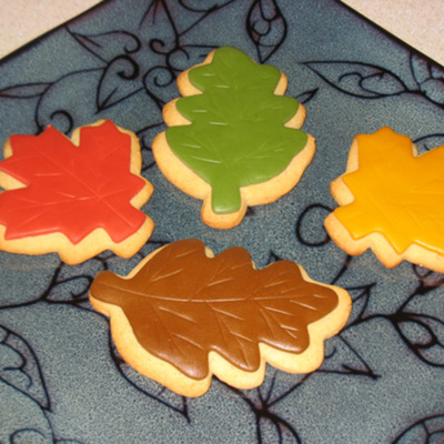 Autumn Leaf Cookies