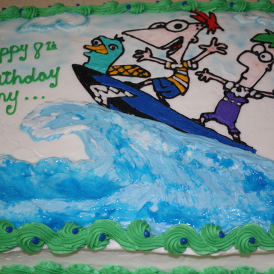 Phineas & Ferb ( Surfboard )