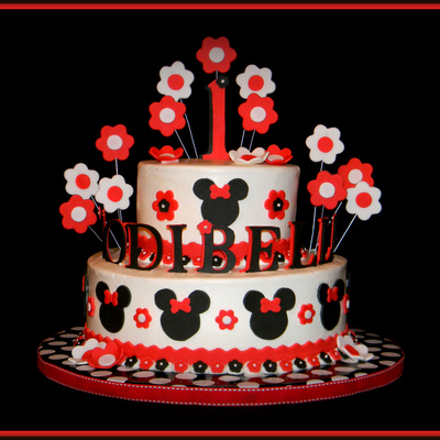 Red Minnie Cake