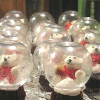 Snowglobe Cupcakes