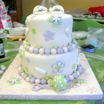 Sweet Baby Shower Cake