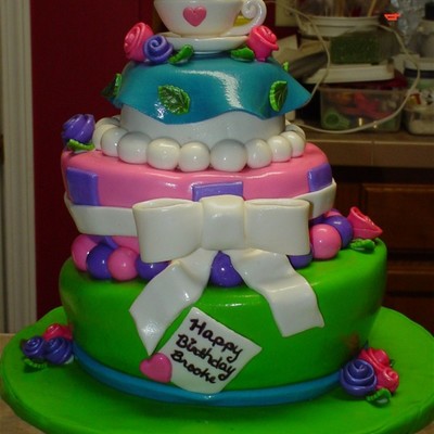 Alice In Wonderland Mad Hatter Cake