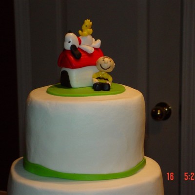 Charlie Brown Baby Shower Cake