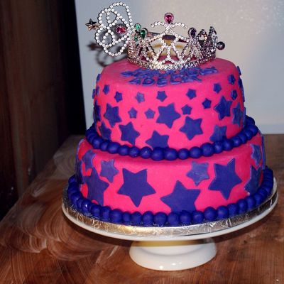 Pink Stars With Tiara