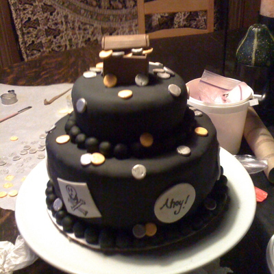 Pirate Theme Birthday Cake