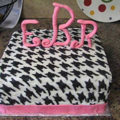 Houndstooth Birthday Girl