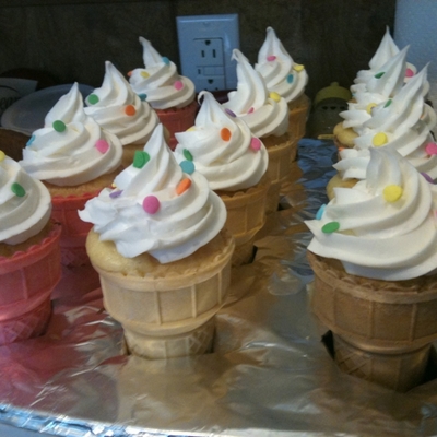 Ice Cream Cone Cupcakes
