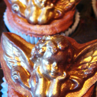 Chocolate Cherub Cupcakes