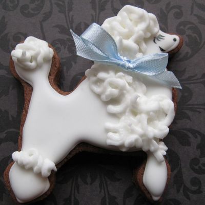 Poodle In Blue