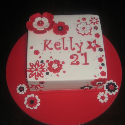 Red And White Flowers