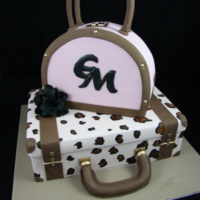 Suitcase And Beauty Bag