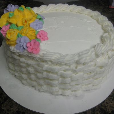 Cake Class Basketweave