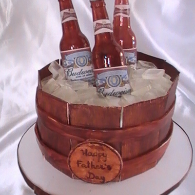 Beer Bottle Cake