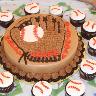 Baseball Glove And Ball