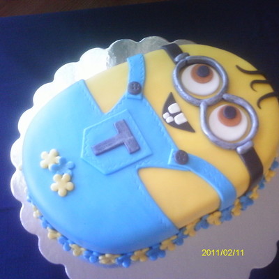 Minion Cake For A 2 Year Old Girl