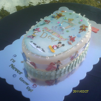 Disney Character's Cake