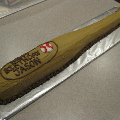 Baseball Bat Cake