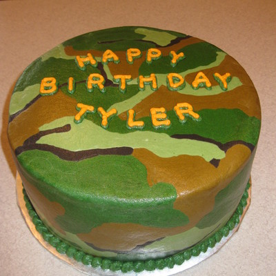 Camo Cake