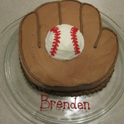 Baseball Glove Cake