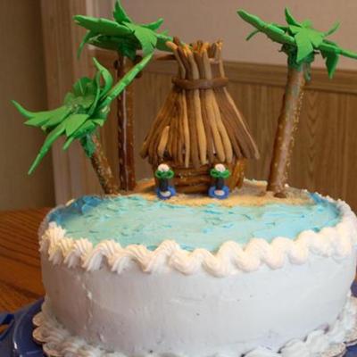 Luau Cake