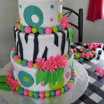 3 Tier Birthday Cake