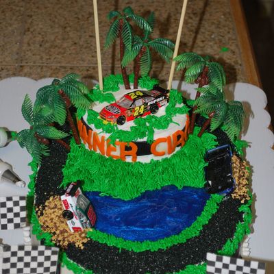 Nascar Birthday Cake