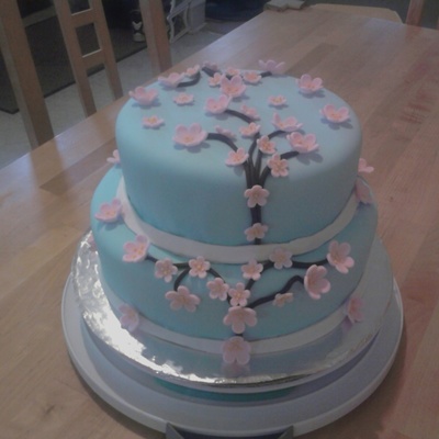Cherry Blossoms Cake