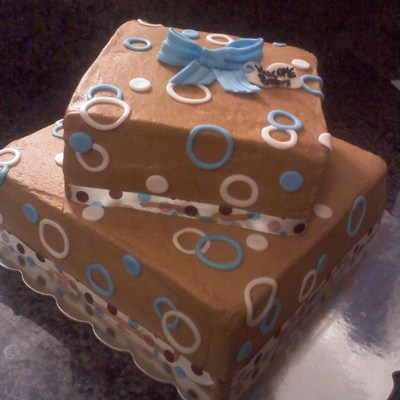 Blue & Brown Baby Shower