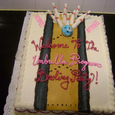 Bowling Alley Cake