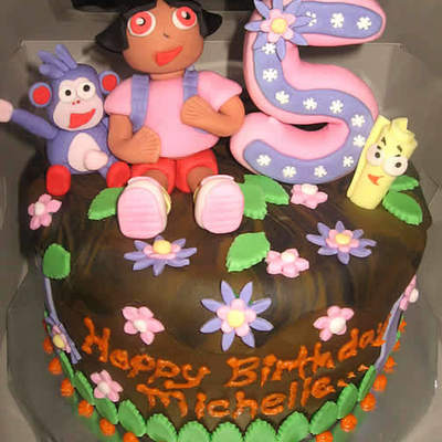Dora Explorer Birthday Cake