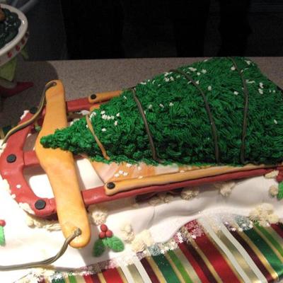 The Sled & Tree Cake
