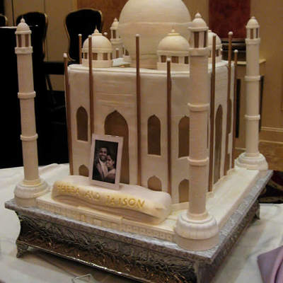 Taj Mahal Wedding Cake