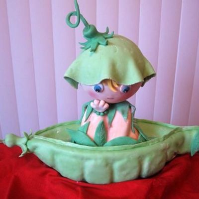 Sweet Pea - Baby Shower Cake