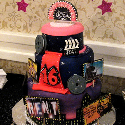 The Broadway/hollywood Birthday Cake